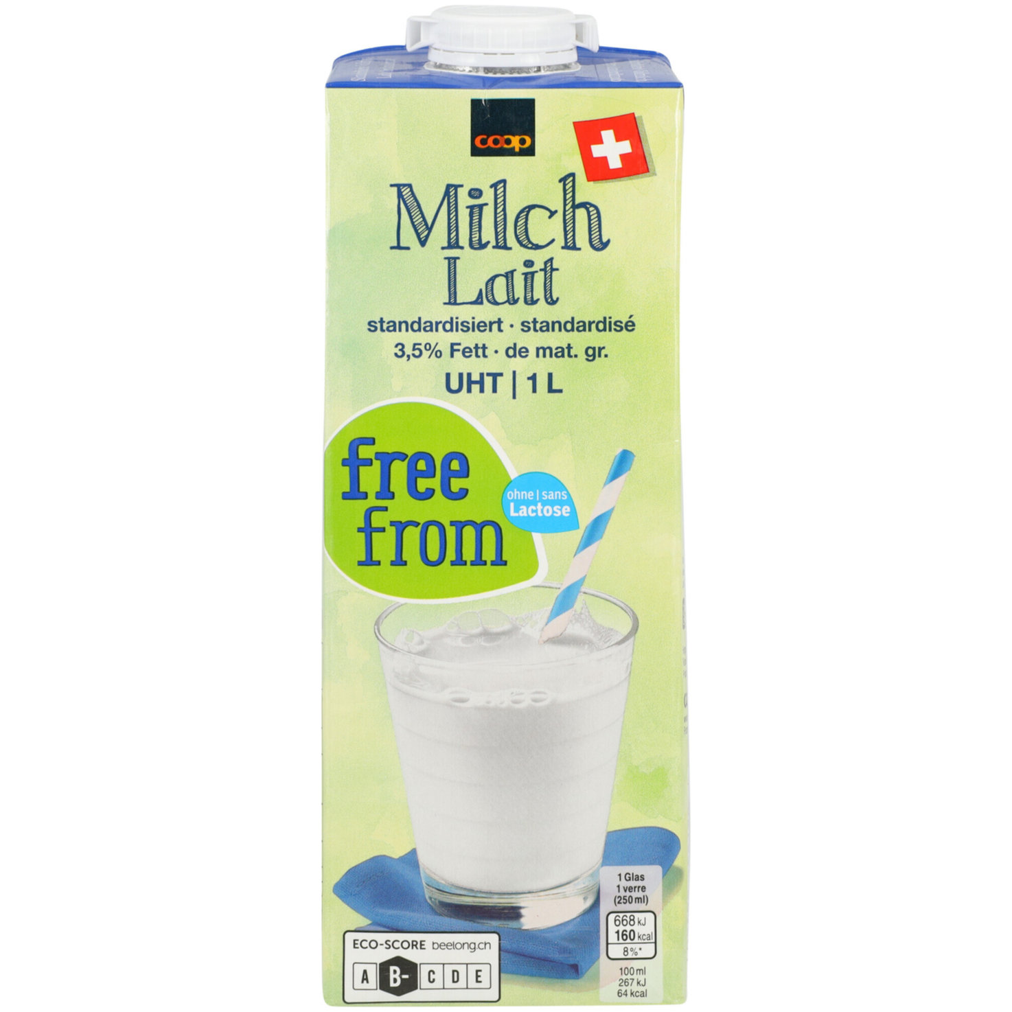 Free From Vollmilch 3,5% Milchfett UHT lactosefrei