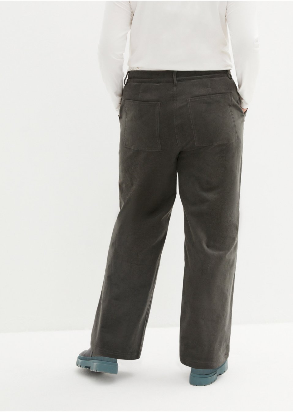 Pantalon velours côtelé style Marlène