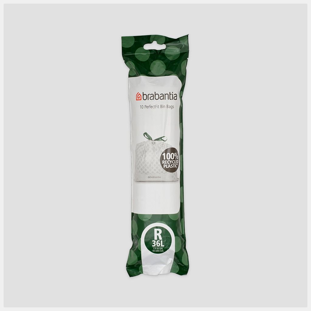 PerfectFit Afvalzakken Code R (36 liter), rol van 10 stuks