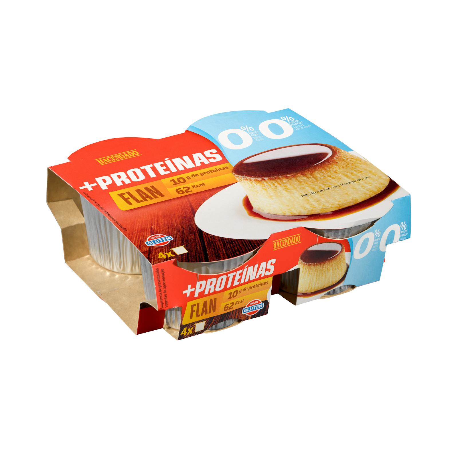 Flan aux Oeufs Hacendado + Protéines 0% mg 10 g de protéines