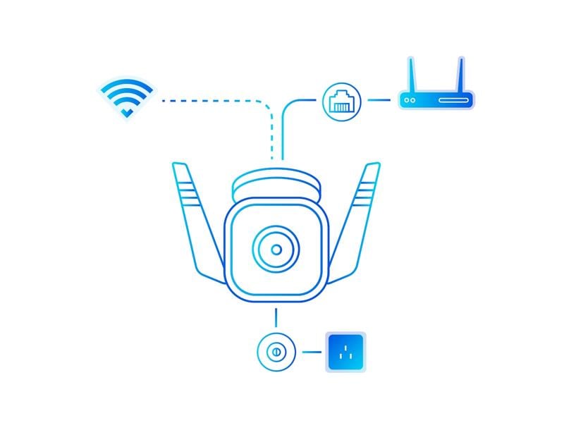 TP-Link Netzwerkkamera Tapo C310 Outdoor WLAN-Sicherheitskamera