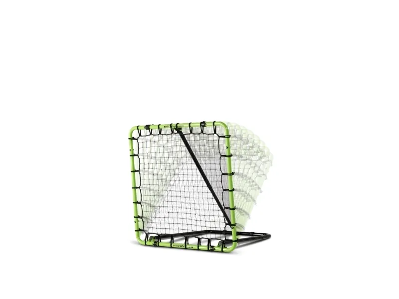 EXIT Tempo multisport rebounder 100x100cm - green/black, Firkant, Multi-station rebounder, Justerbar vinkel, Sort, Grøn