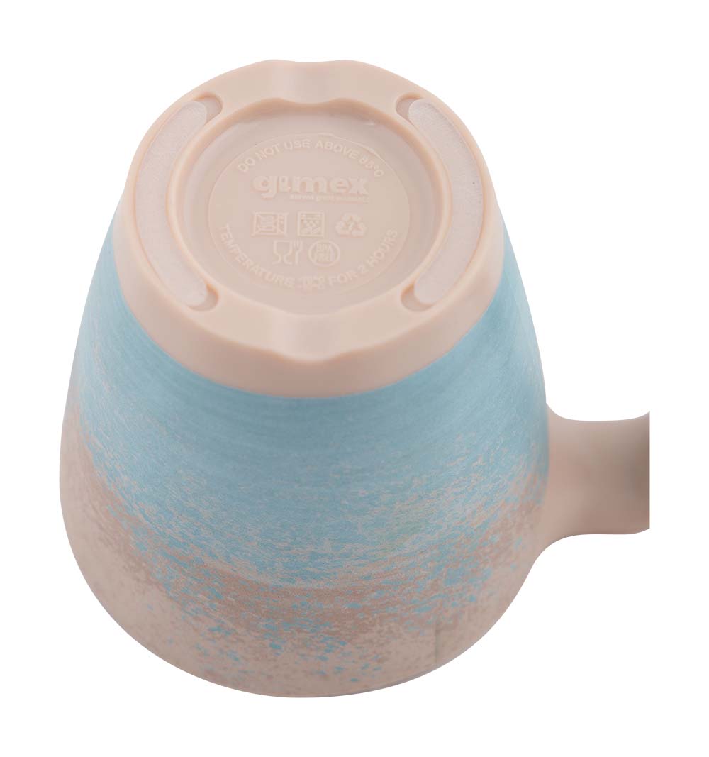 Gimex Stone Line set van 4 300 ml mokken - Beige
