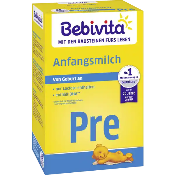 Anfangsmilch PRE von Geburt an