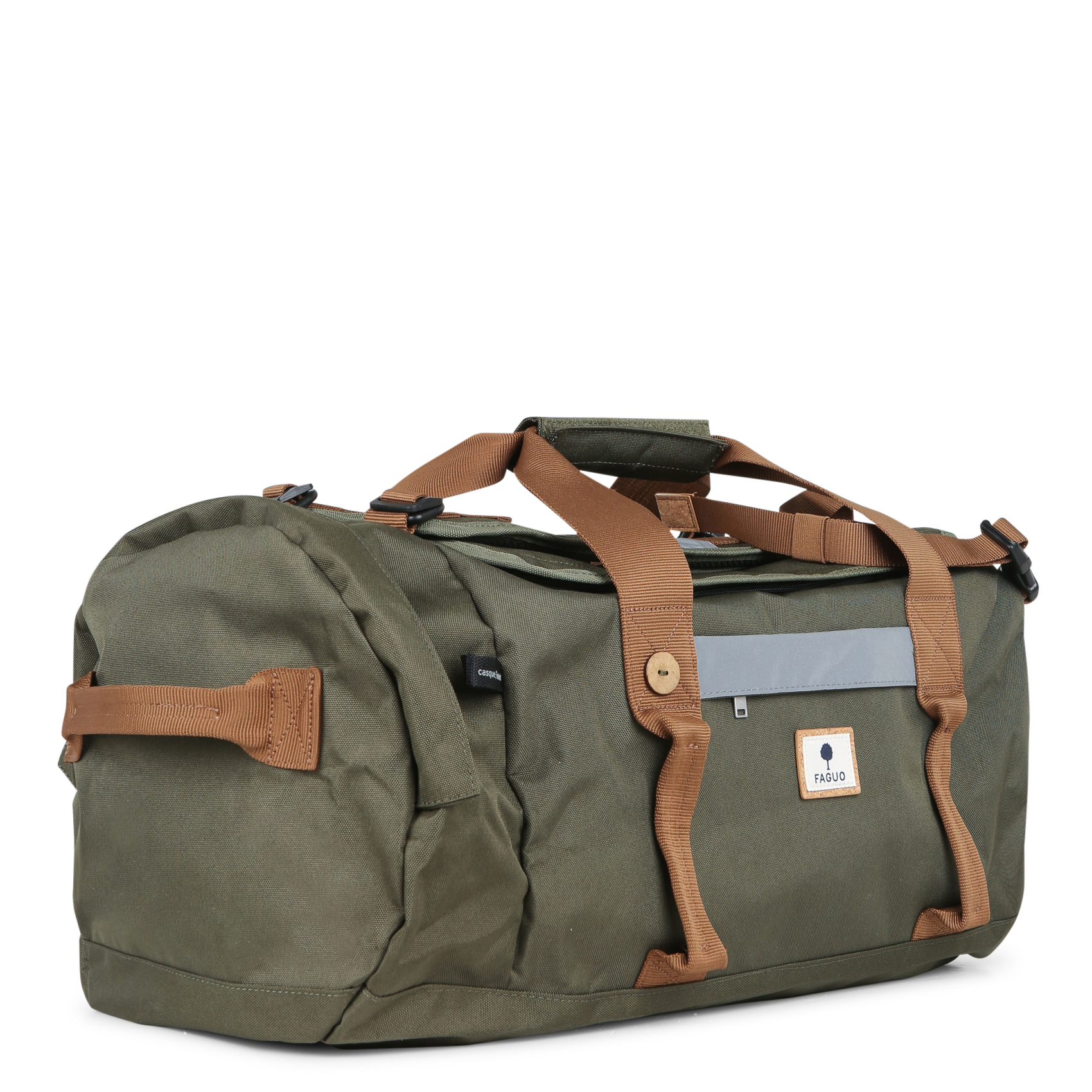 Sac de voyage en fibres recyclées | Kaki