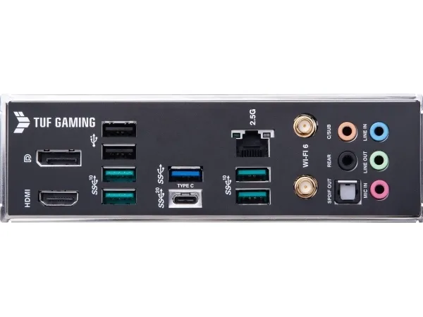ASUS TUF GAMING B660M-PLUS WIFI - Bundkort - micro ATX - LGA1700 sokkel - B660 Chipset - USB-C Gen 2x2, USB 3.2 Gen 1, USB 3.2 Gen 2, USB-C Gen1 - 2.5 Gigabit LAN, Wi-Fi 6, Bluetooth - onboard grafik (CPU påkrævet) - HD Audio (8-kanaler)