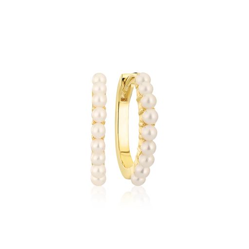 Sif Jakobs Jewellery Perla Grande Øreringe, Gold Plated