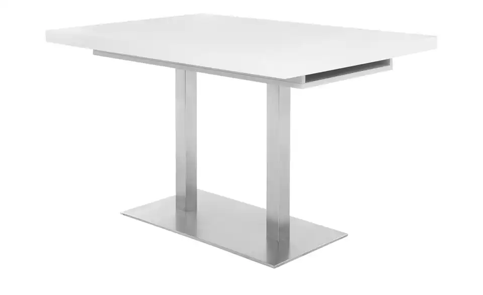 Kulissentisch ausziehbar Quadrato Weiß/ 120 cm