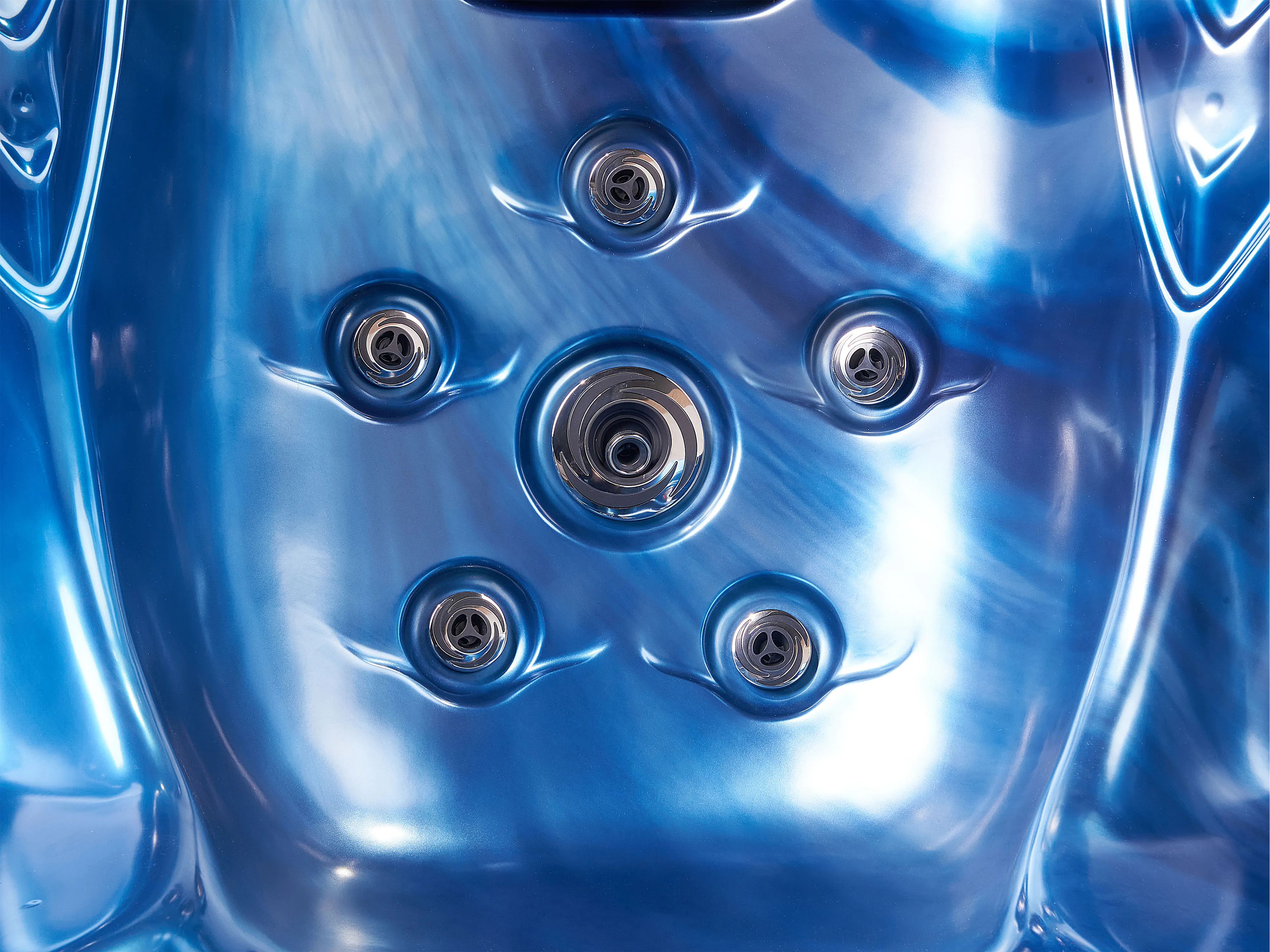 Buiten hottub met LED LASTARRIA Blauw