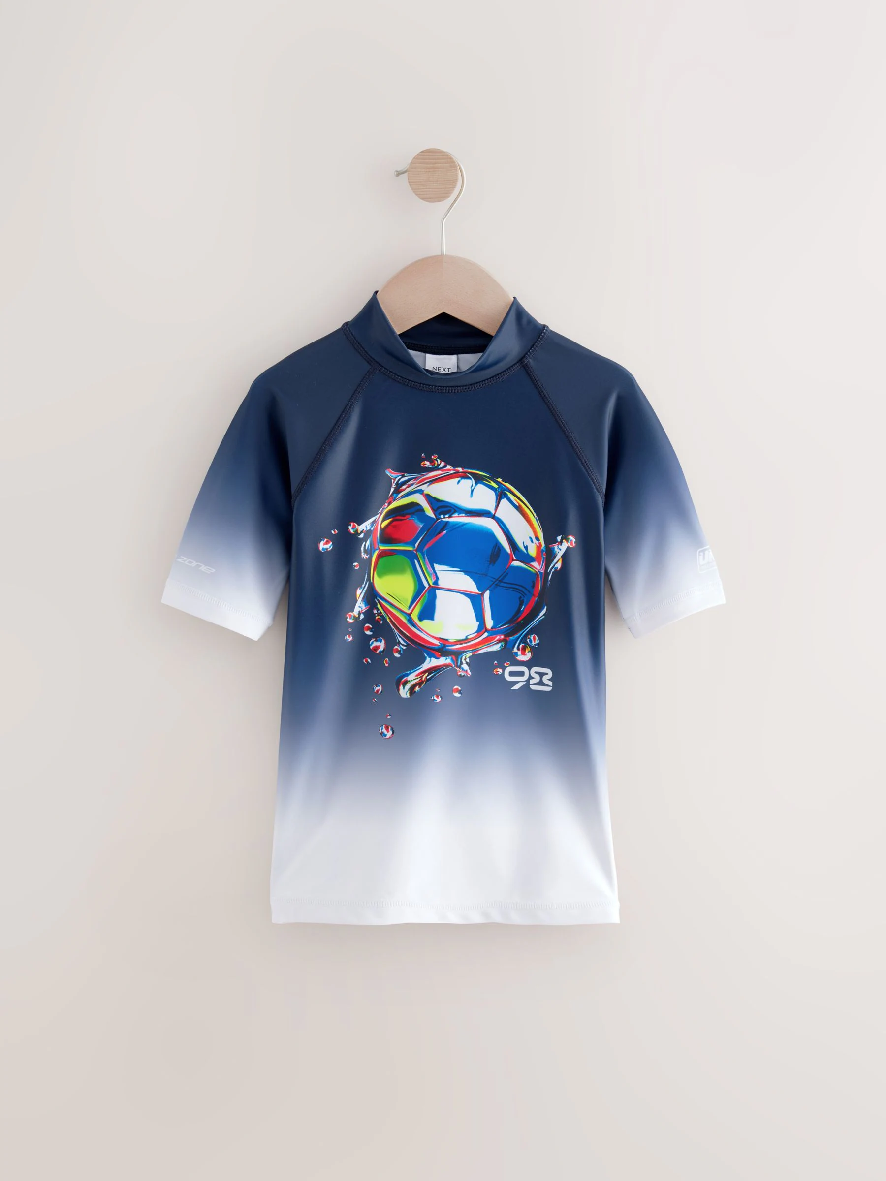 Zwart/marineblauw - Surfhemdje (1,5 - 16 jr)