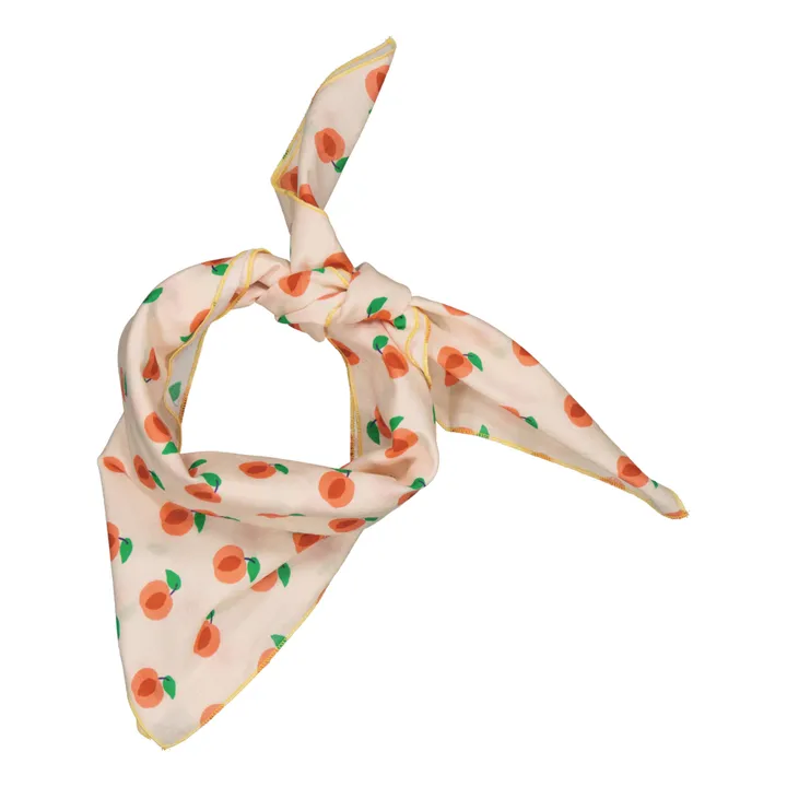 Hello Simone Foulard Foufou Pêche | Crème