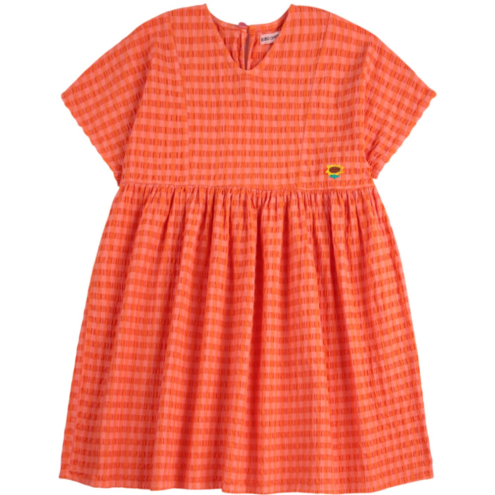 Køb Bobo Choses Fuchsia Vichy Woven Kjole