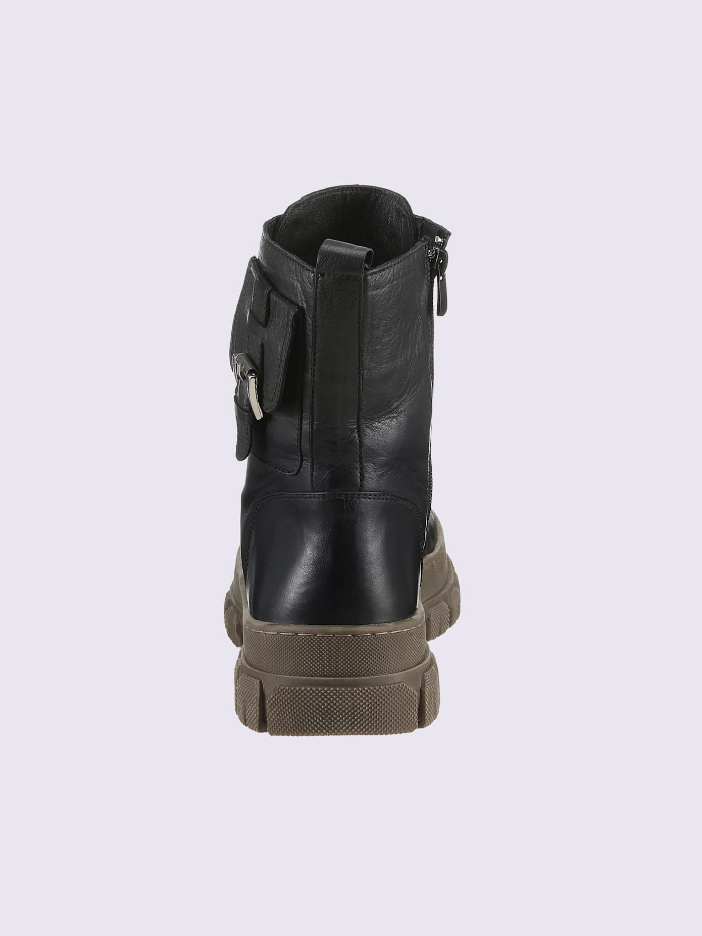 Bottines à lacets cuir nappa de vache