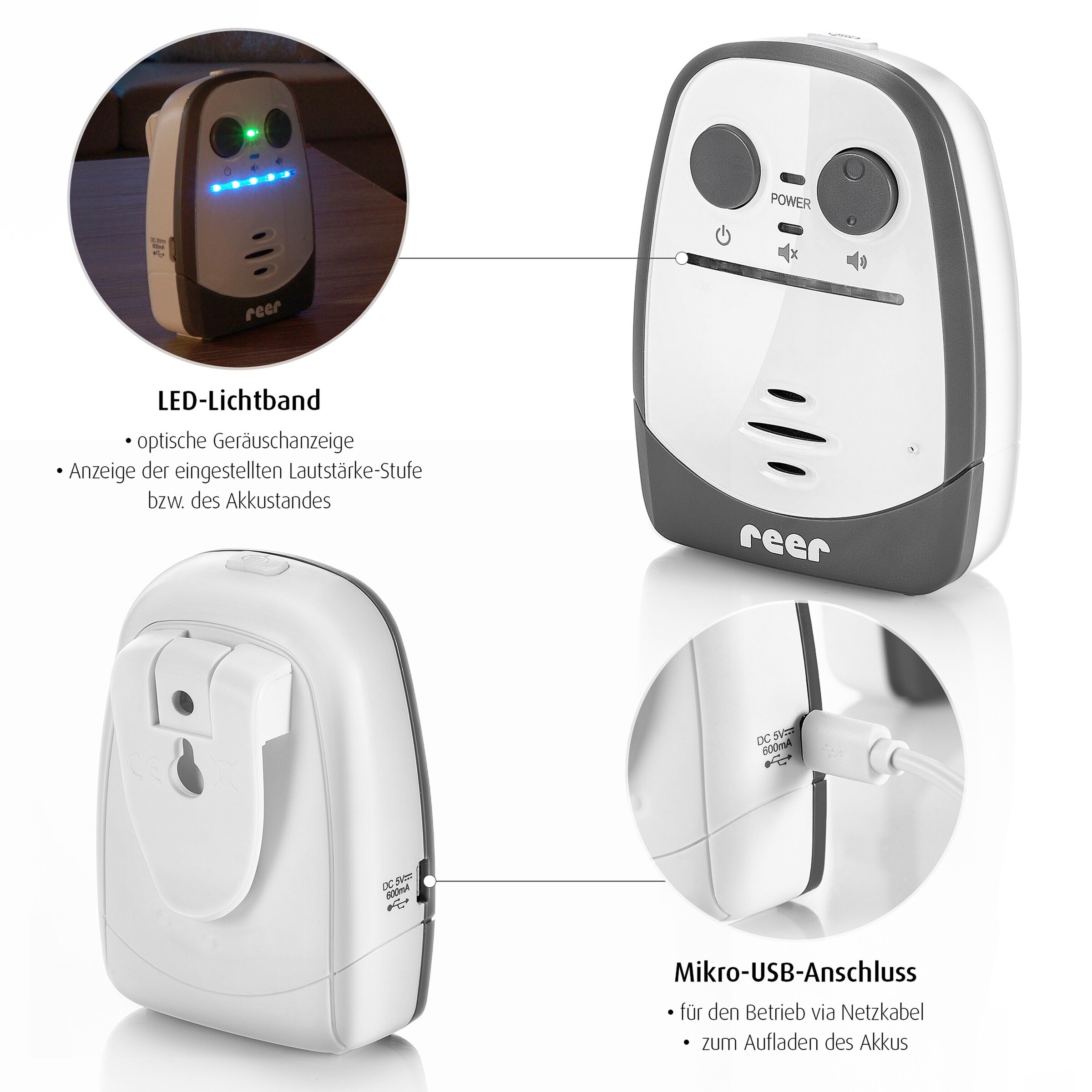 reer Babyphone Cosmo Audio, 600 m