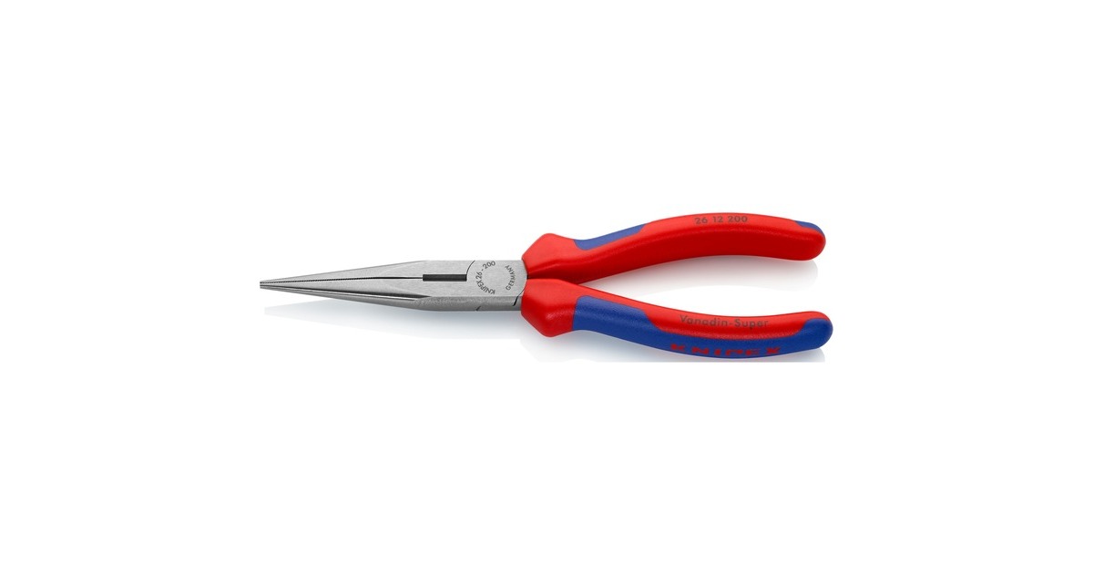 KNIPEXRadiotang 2612200 grijptang  (Rood/blauw)