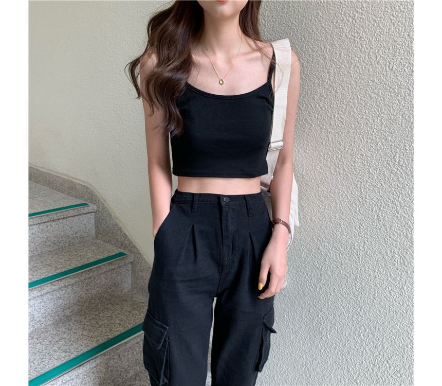 Moon City - Effen cropped camisole top