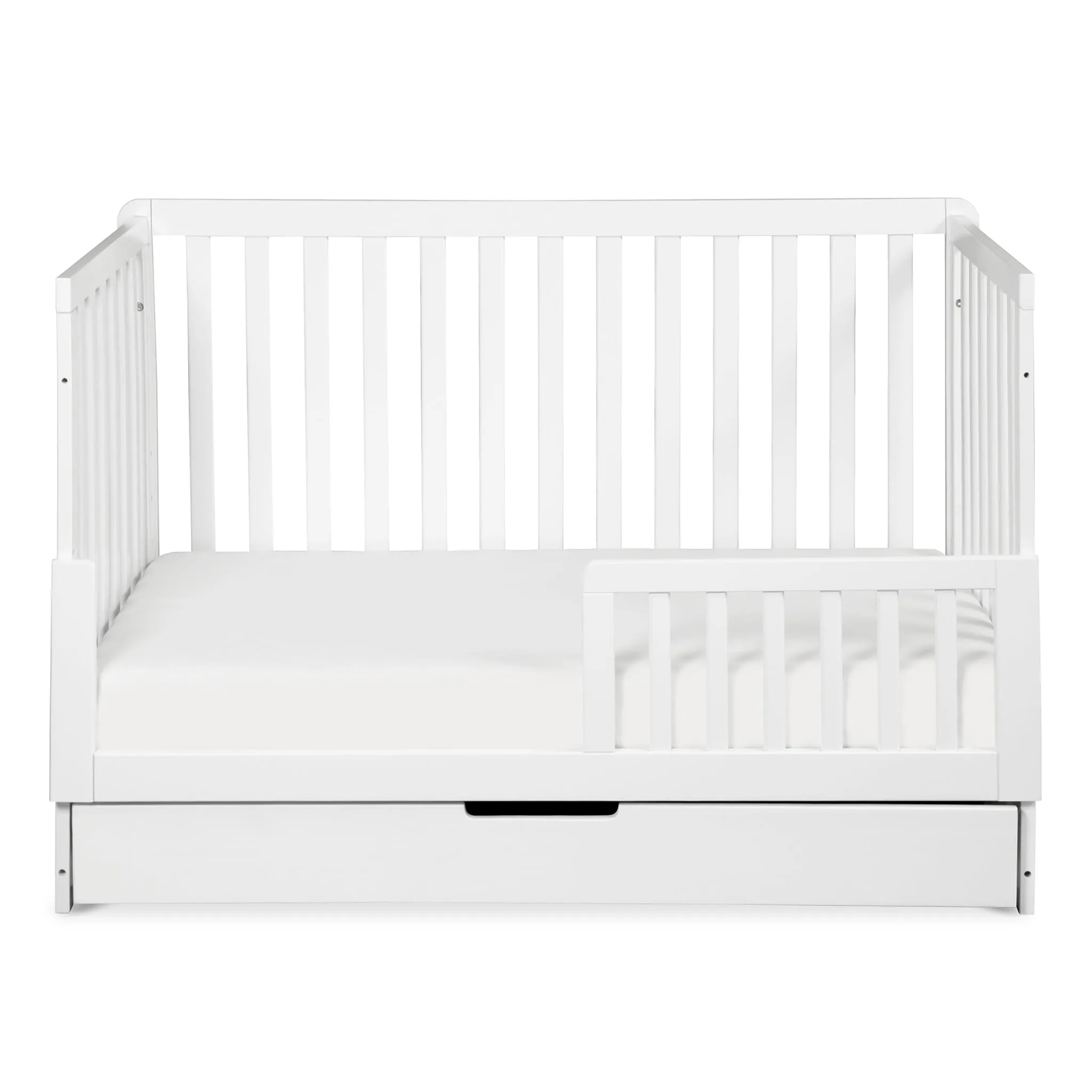 DaVinci Couchette Convertible 4-en-1 Colby avec Tiroir Gigogne - Blanc