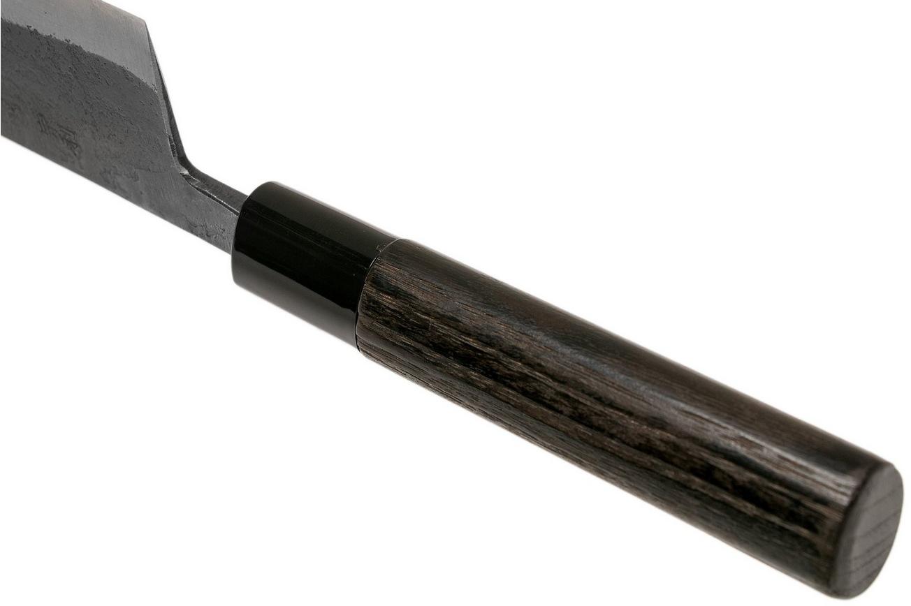 Munetoshi Nashiji Black Bunka koksmes 16.5 cm