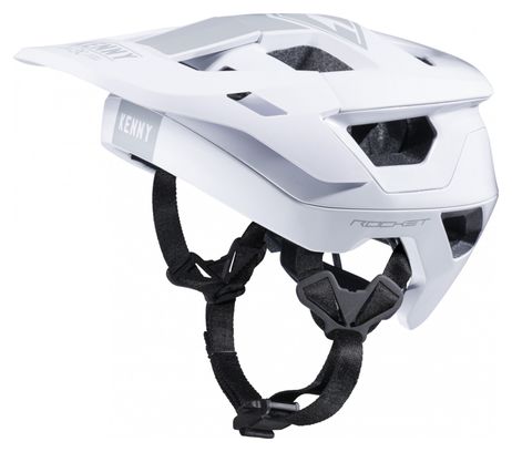 Casque Kenny Rocket Blanc Gris