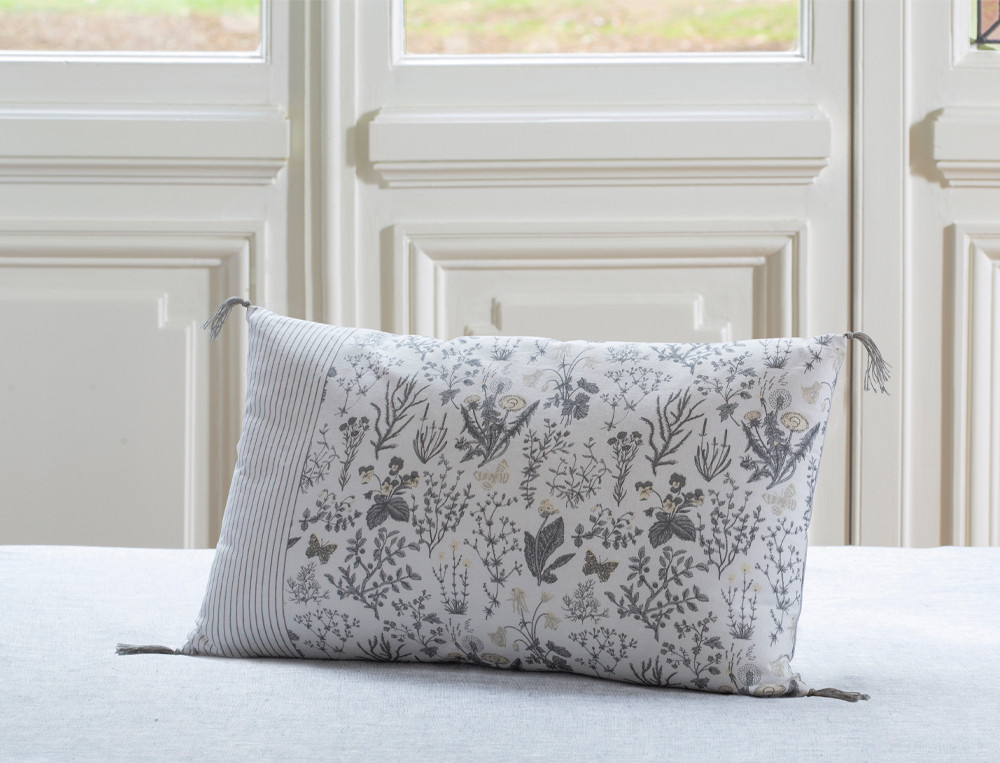 Housse de coussin imprimée-Histoire d'ailes