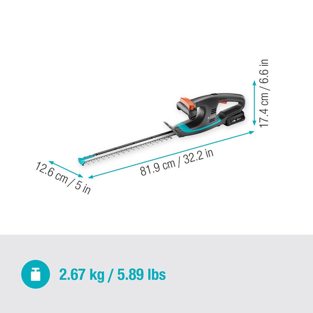 HEKKSAKS GARDENA POWERFORALL EASYCUT 40/18V 1X2,0AH
