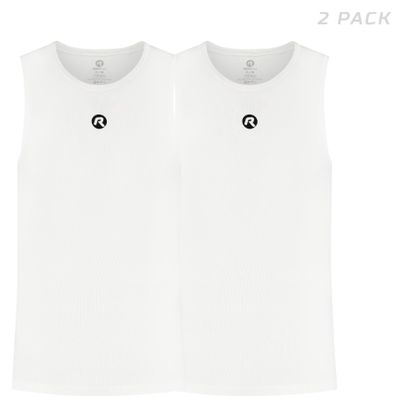 Sous-Maillot Sans Manches Rogelli Core II Blanc Unisexe