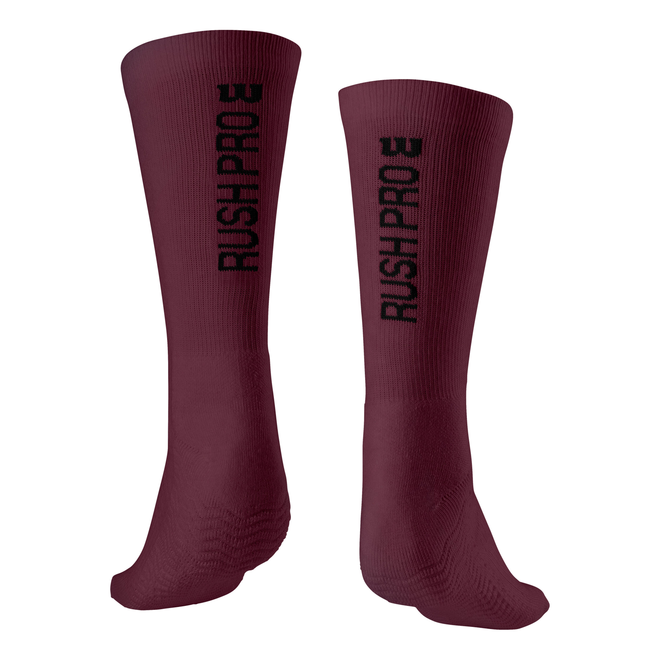 Wilson Rush Pro Crew Chaussettes De Tennis - Berry, Noir