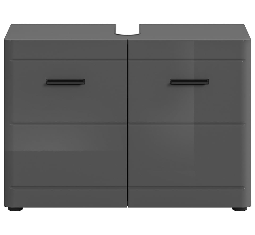 Bad-Waschbeckenunterschrank SOFT grau 80cm
