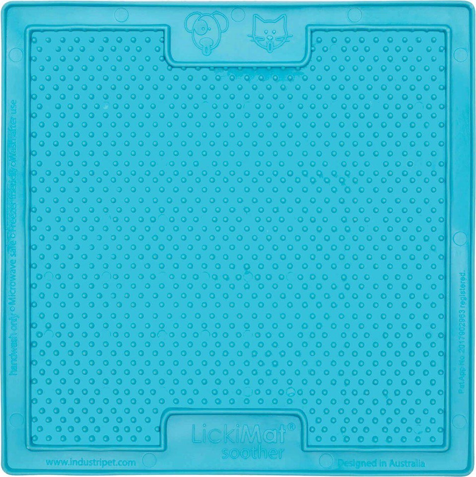 LICKI MAT - Slikkemåtte - Soother Light Blue 20X20Cm