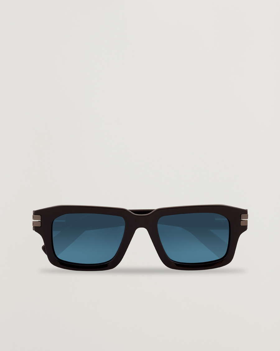 Zegna EZ0255 Sunglasses Dark Brown