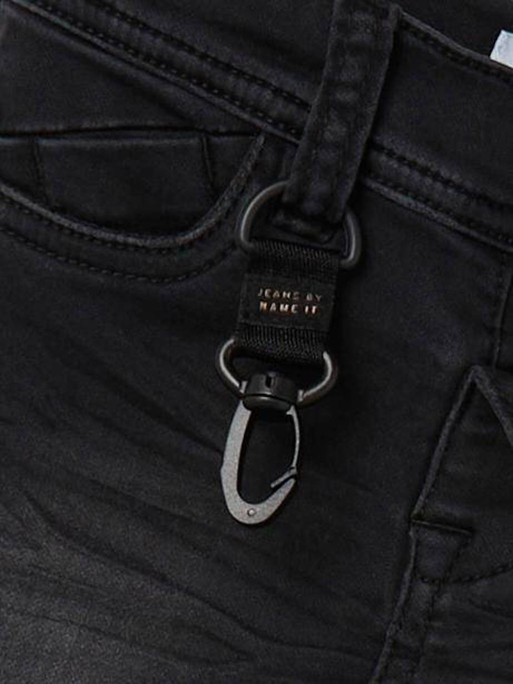 NAME IT slim fit jeans NMMTHEO black denim