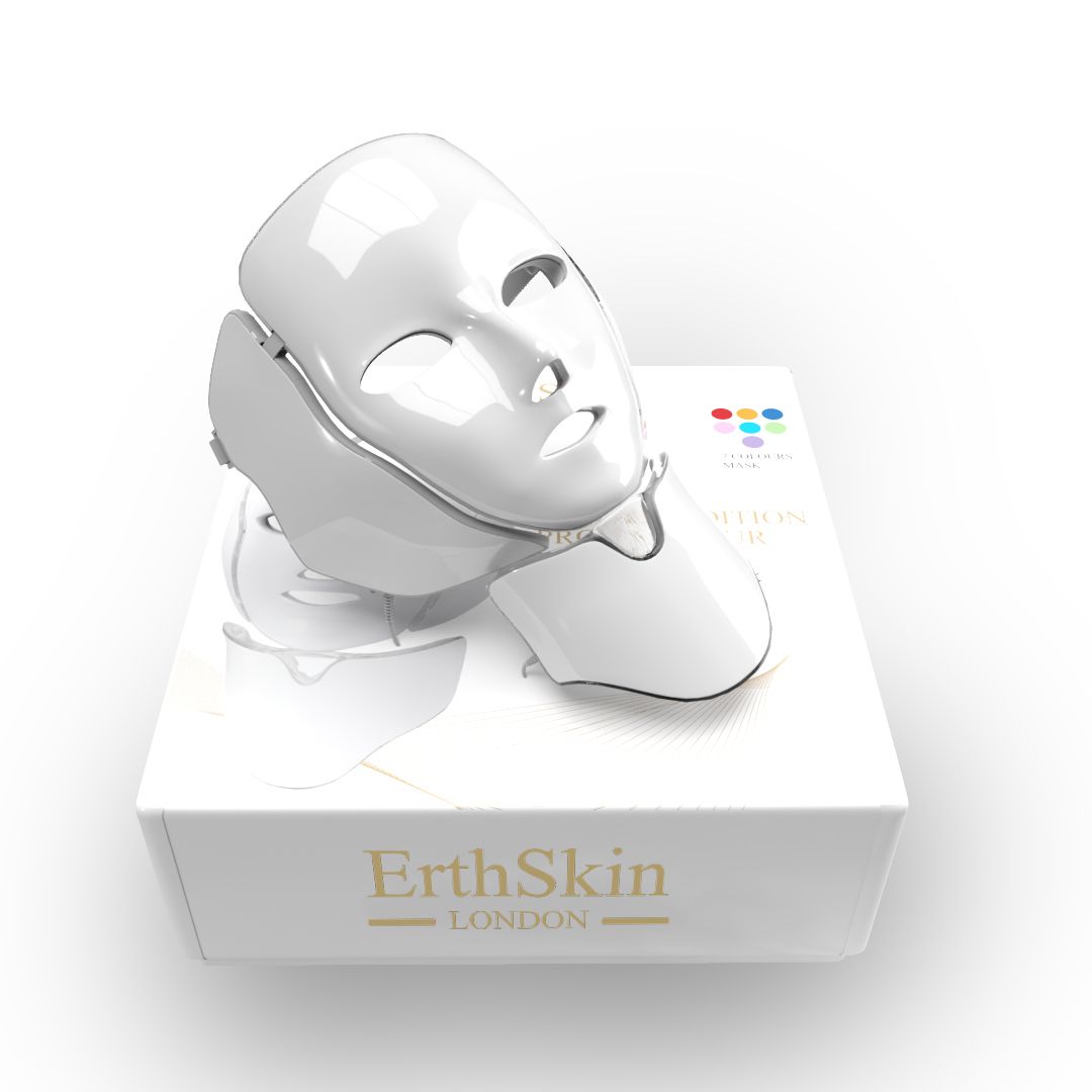 Erth skin london 7 Farben Gesichts + Hals LED Maske