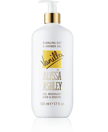 Alyssa Ashley Vanilla Bath & Shower Gel with Pump 500ml