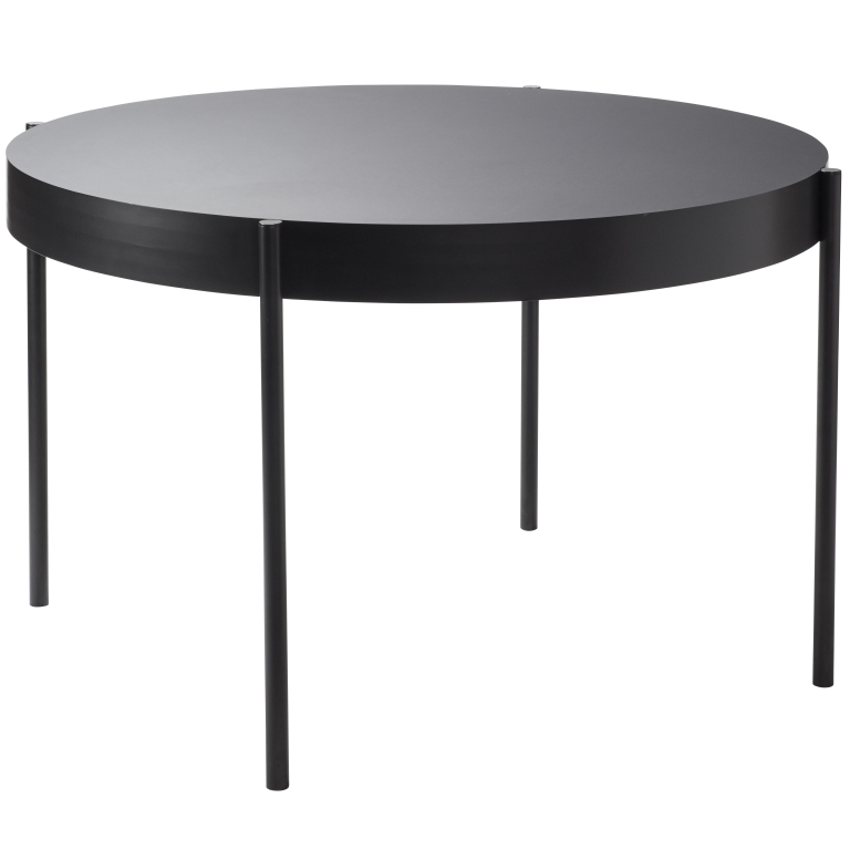 Verpan Series 430 eettafel Ø120 zwart