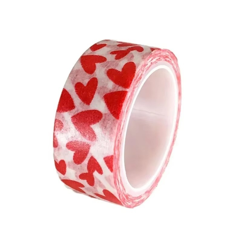 (5m) Washi Tape Deko Klebeband Bastel Masking Tape - Herz