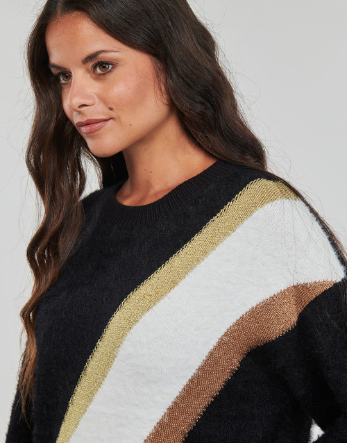 Pieces - PCMILO LS LUREX KNIT KAC FC - Noir