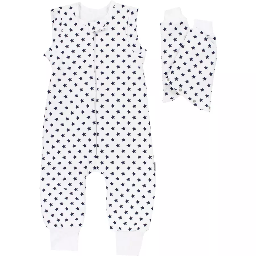 TupTam Baby Schlafsack mit Beinen und Ärmel Winter blau Modell 1