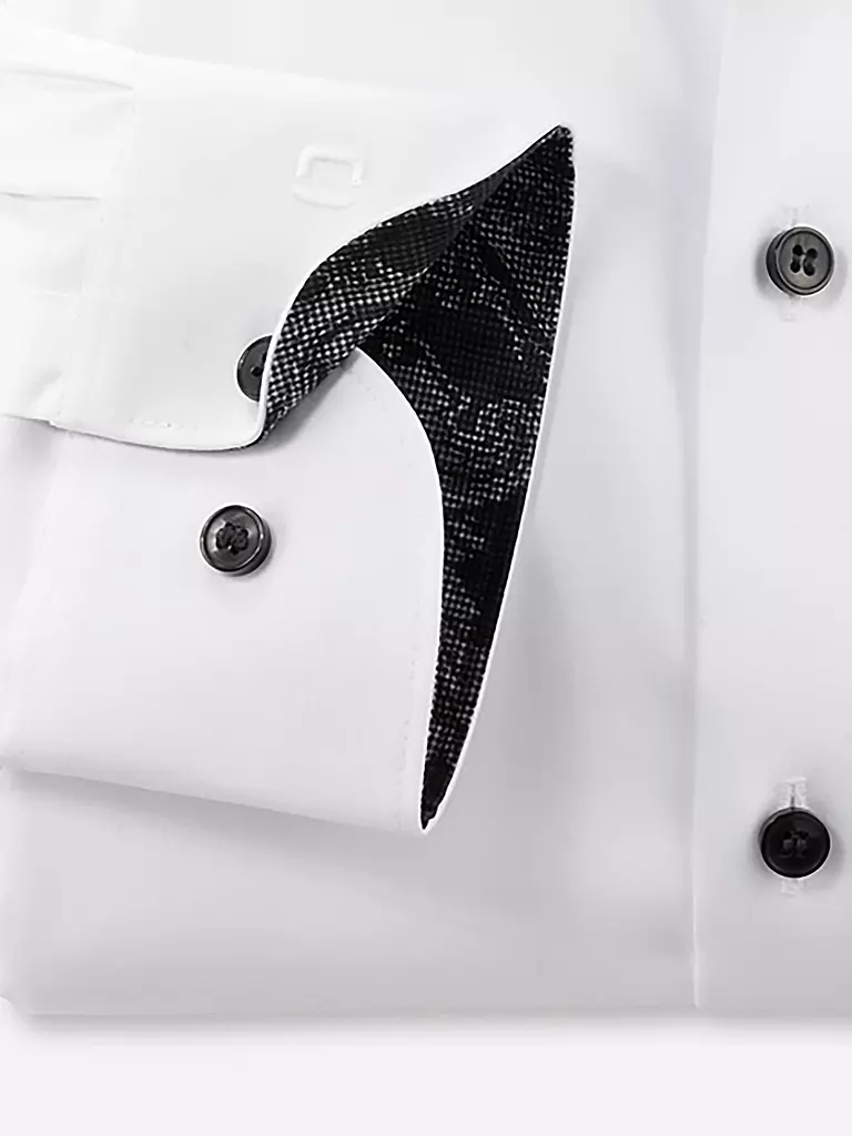 OLYMP LEVEL FIVE Hemd Body Fit weiss