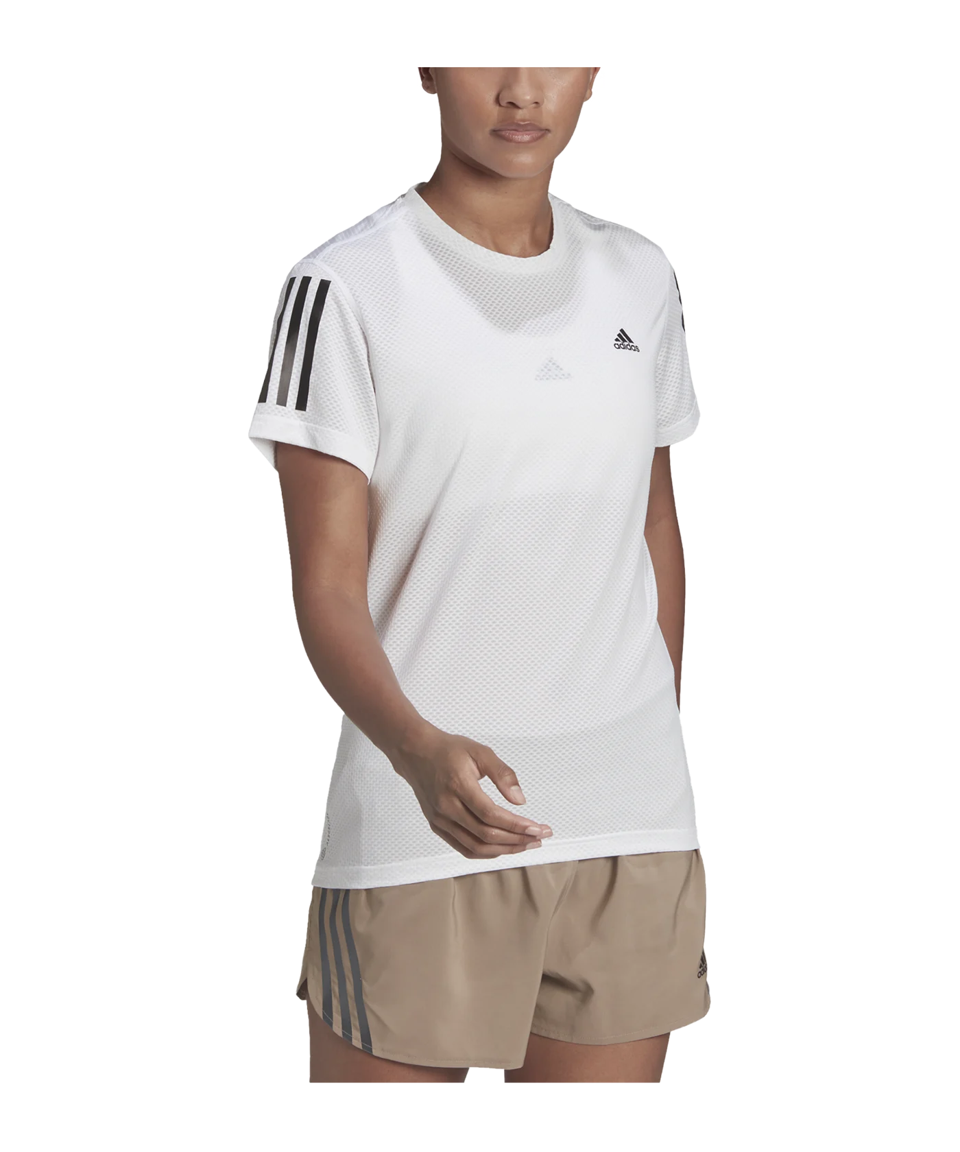 adidas Own Cooler T-Shirt Running Damen Weiss