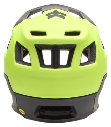 Casque VTT Fox Dropframe Jaune Fluo