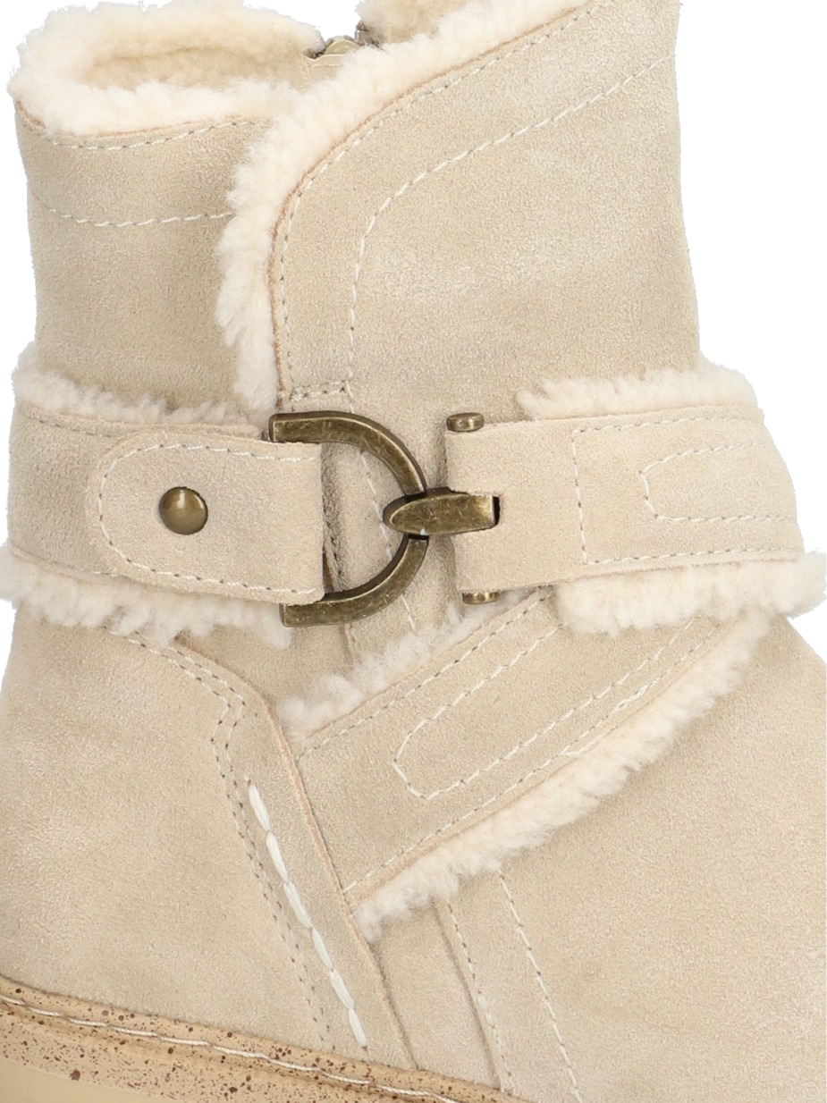 Veloursleder Boot