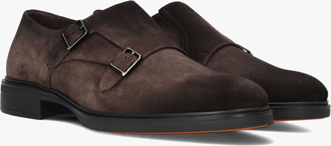 bruine santoni nette schoenen sue 2gespschoen