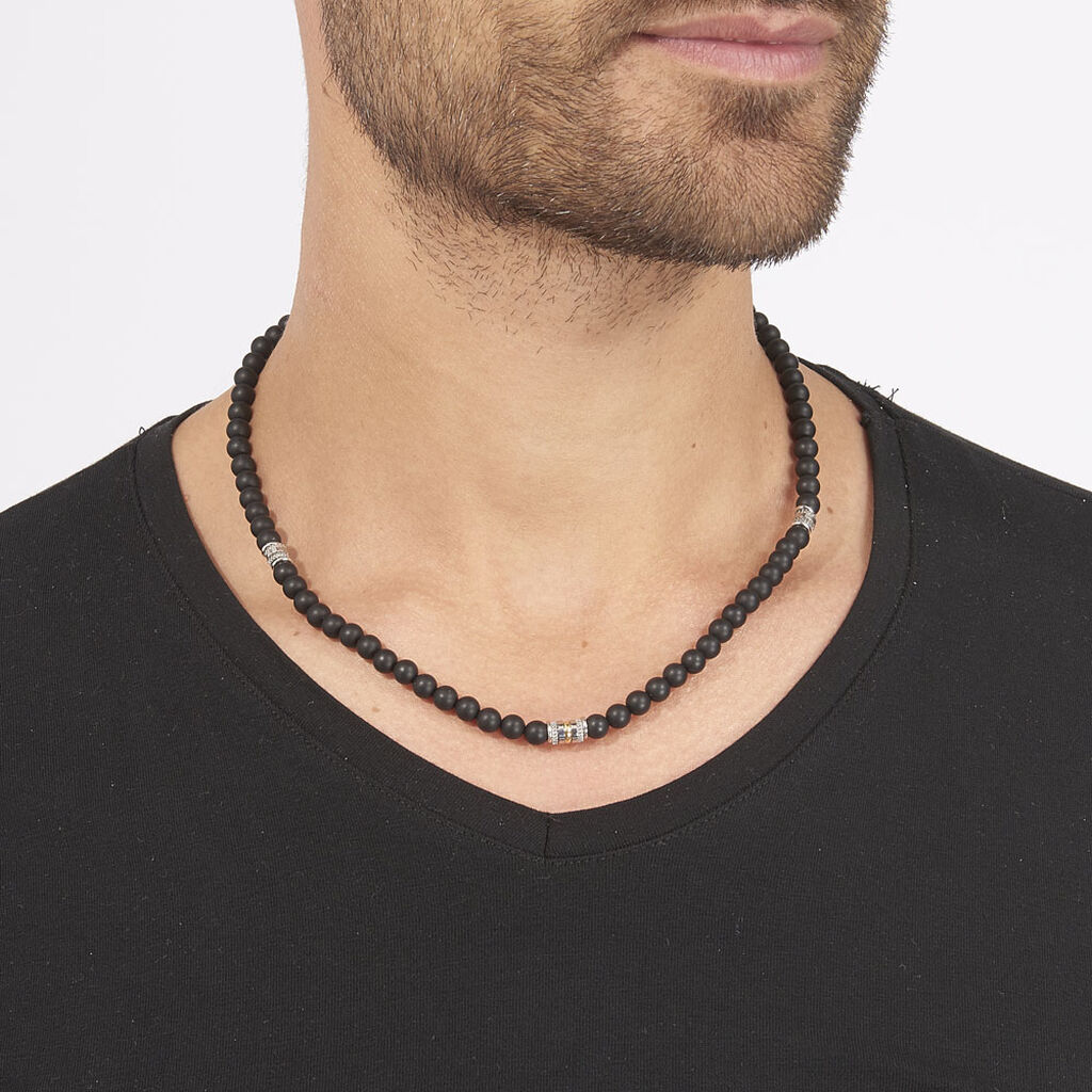 Collier Jofretteae Or Acier Bicolore