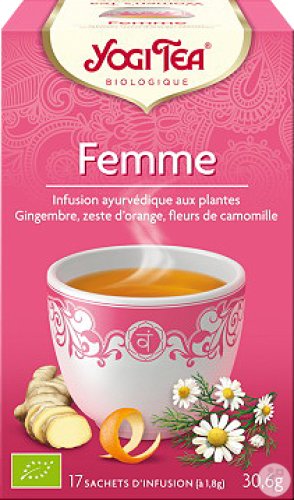 Yogi Tea Femme Bio 17 Sachets Infusion