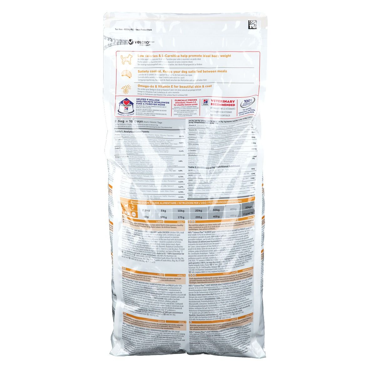 Hill's™ Science Plan™ Chien Mature/Adult Medium Light Poulet