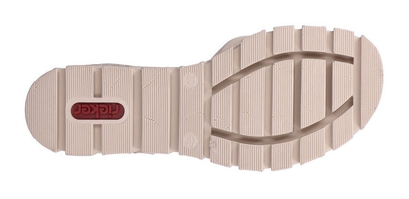 Rieker Keilsandalette  , Sommerschuh, Sandale, Keilabsatz, mit kräftiger Profilsohle
