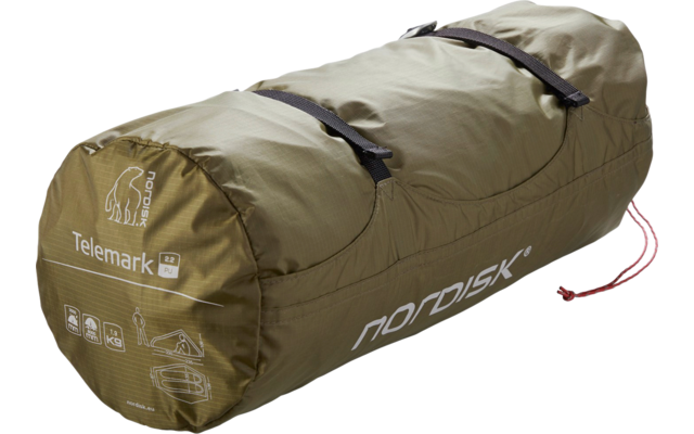 Nordisk Telemark 2.2 PU Trekkingzelt dark olive für 2 Personen