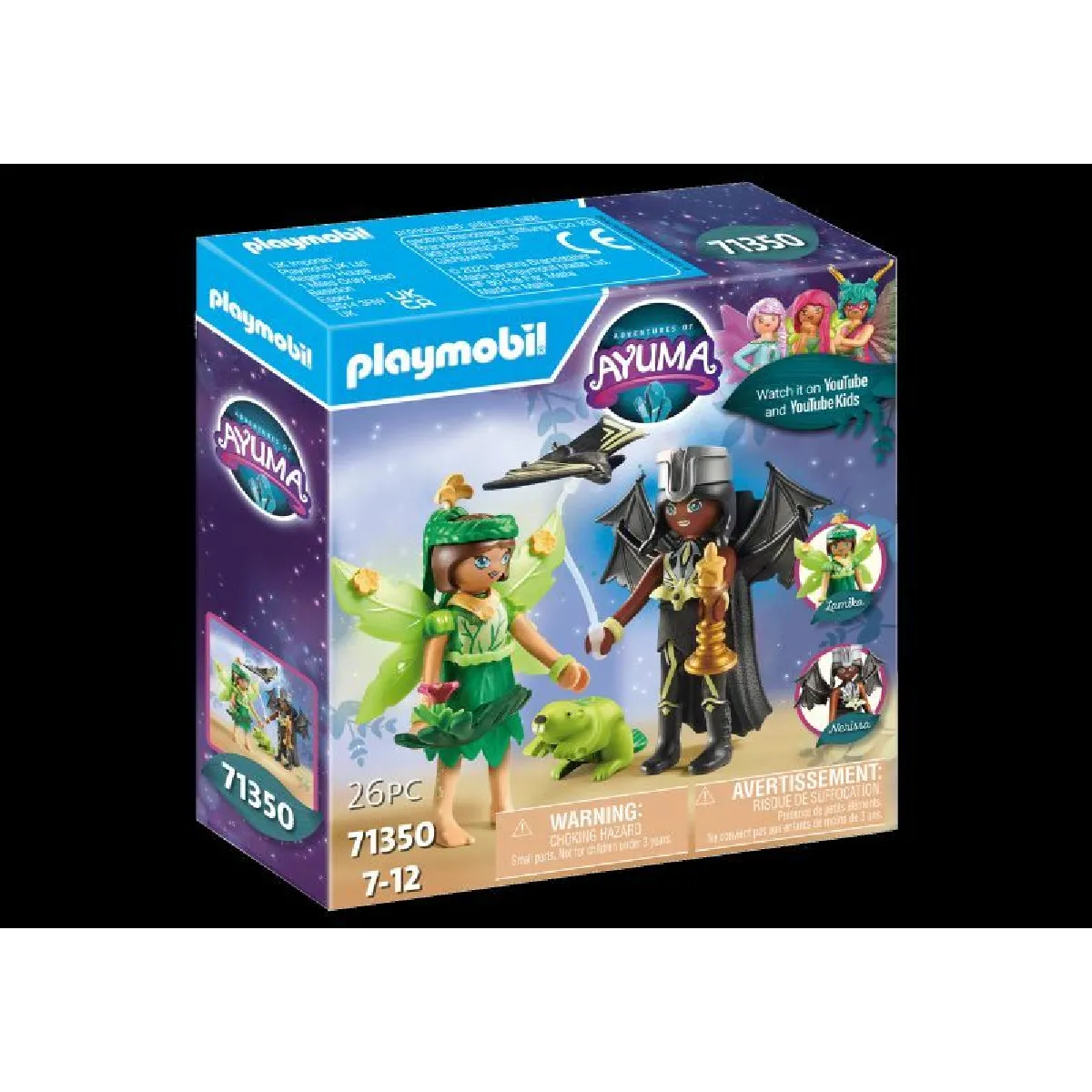Fox Pathé Europa Playmobil 71350 Forest et Bat Fairies