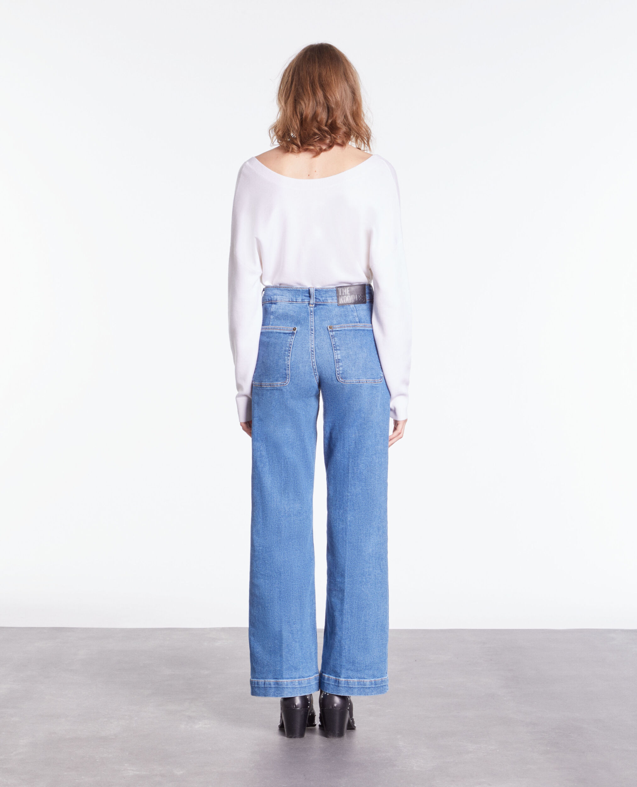 Jean bleu large