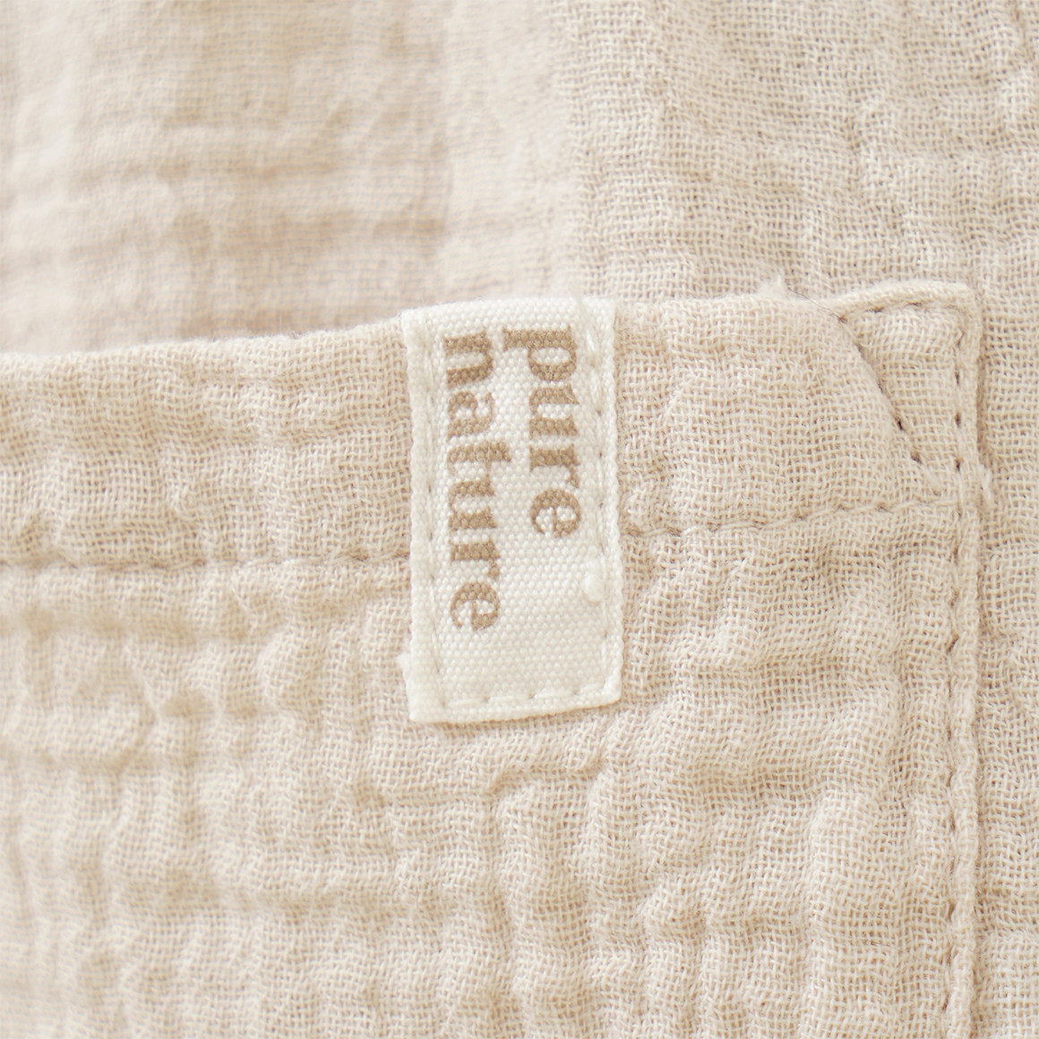 Topolino Pure Collection Kinder Musselin-Shorts mit Elastikbund hellbeige